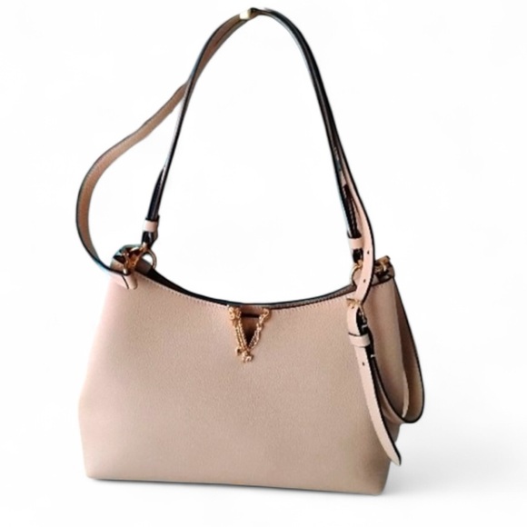 VERSACE Virtus Hobo Handbag/Crossbody w/Branded Dust Bag, NWOT - Picture 4 of 17